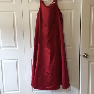 Ruby Red Elegant Dress